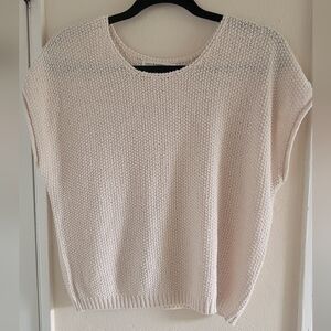 Moon & Madison Soft Cream Knit Sweater L